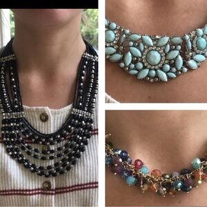 3 beautiful neclaces.